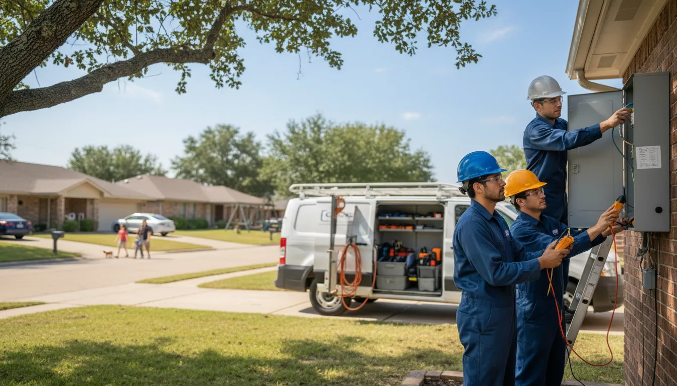 Certified electrician providing emergency electrical services in White Cloud, KS